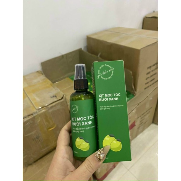 Xịt Bưởi Xanh Kích Thích Mọc Tóc 100ml mẫu mới