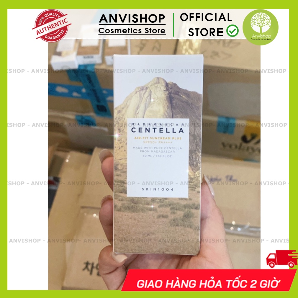 Kem chống nắng rau má Skin1004 Madagascar centella air fit suncream SPF50+PA++++