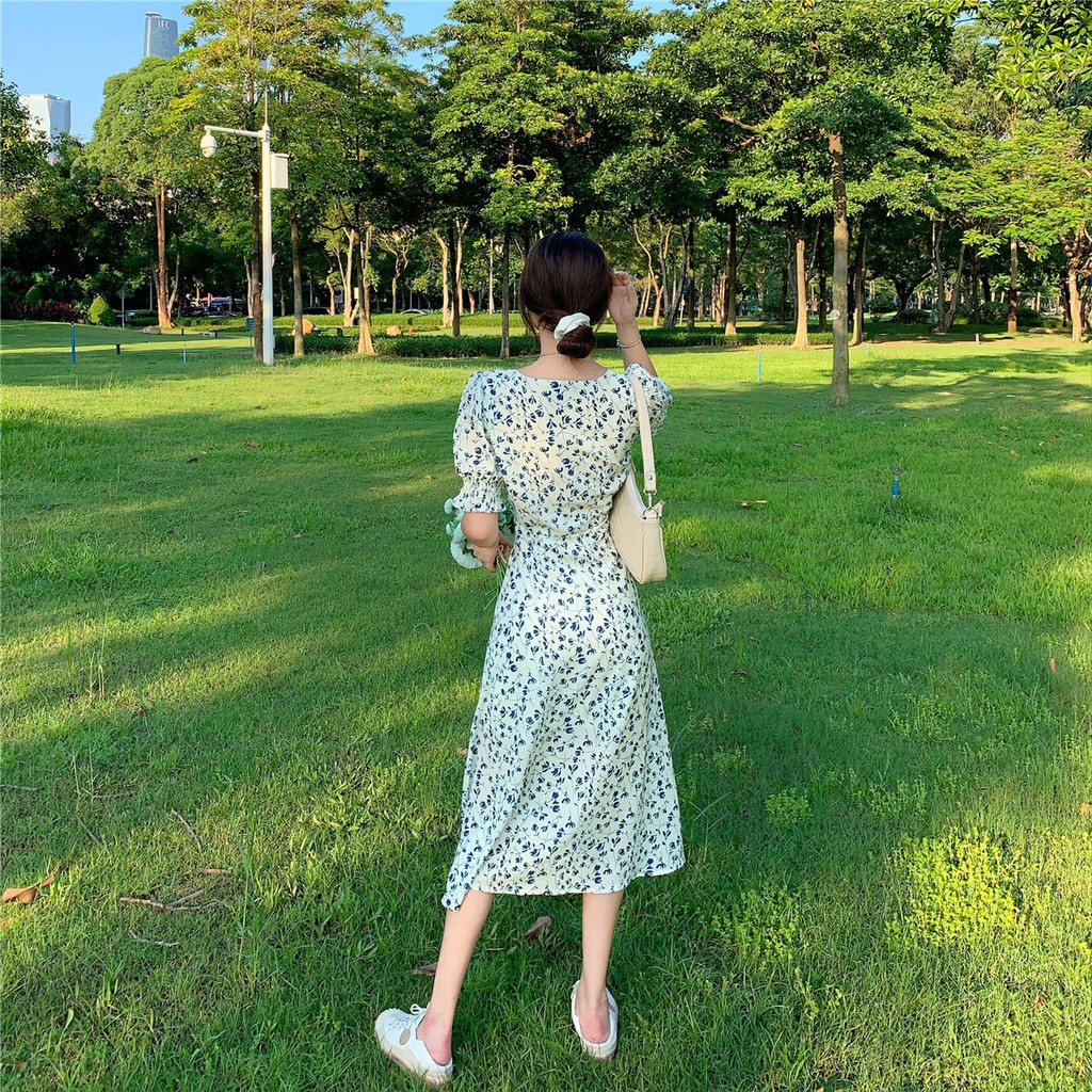 [Hàng Loại 1] Đầm Hoa Nhí | Đầm Công Sở, Váy Hoa Dạo Phố Màu Sắc Tao Nhã - D03 | BigBuy360 - bigbuy360.vn