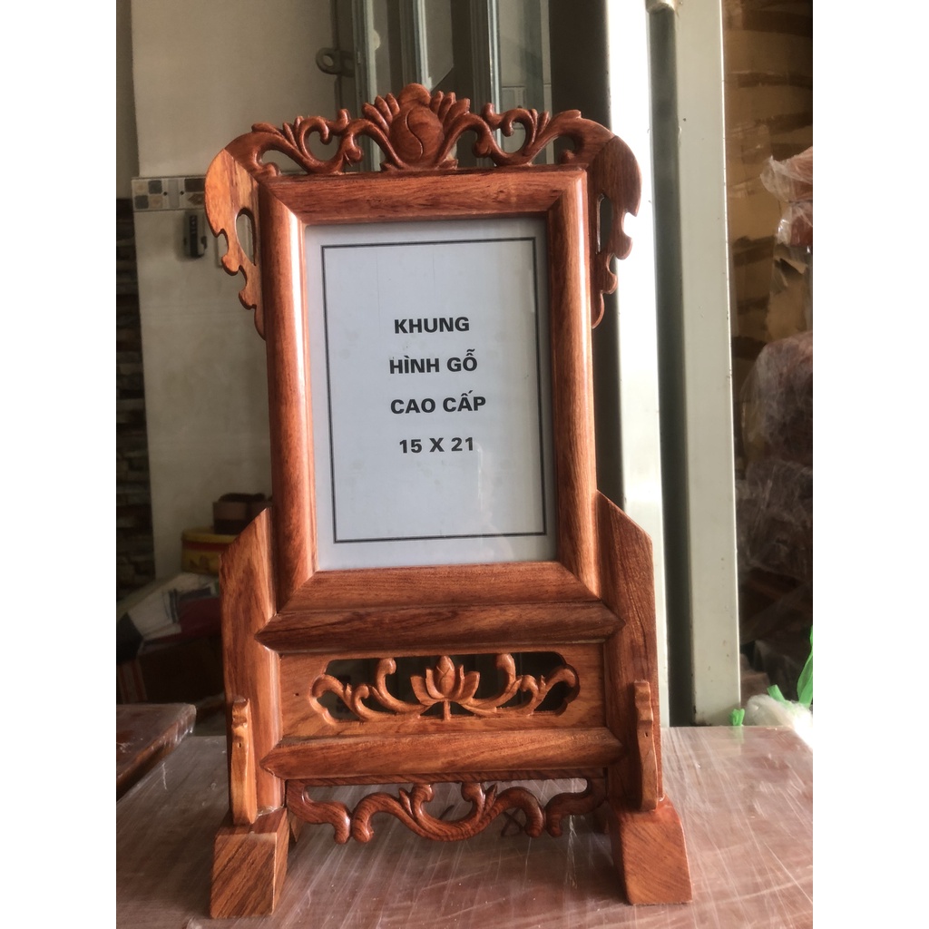 KHUNG HÌNH THỜ GỖ HƯƠNG , GỖ CAO CẤP , NGUYÊN KHỐI