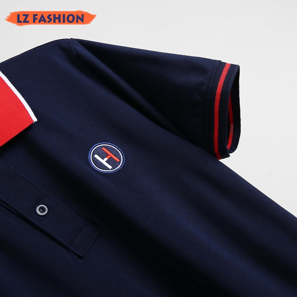 Áo polo nam phối viền cổ 2 màu, logo thêu trước ngực trái - LZ FASHION - PS077 | BigBuy360 - bigbuy360.vn