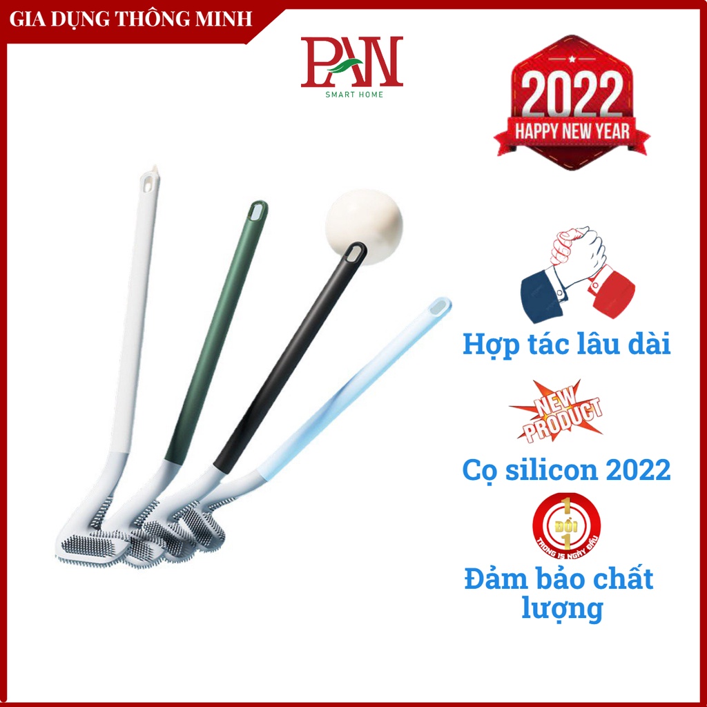 Chổi cọ toilet silicon bản mới nhất lỗi 1 đổi 1, cây cọ bồn cầu chà nhà vệ sinh chất nhựa cao cấp đầu cọ mềm và sạch