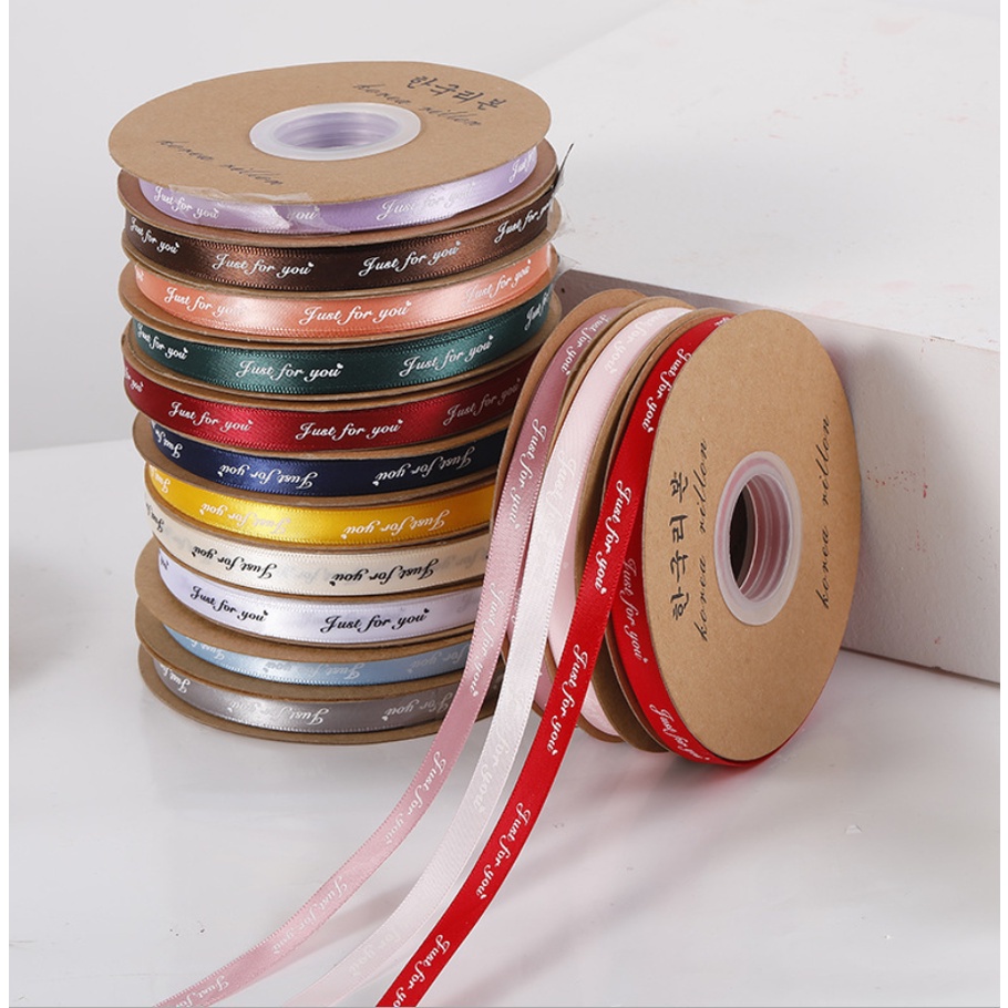 Nhân Vật ribbon width 1 cm. Chiều dài 10 m. Cho Trang Trí Bánh Tự Làm
