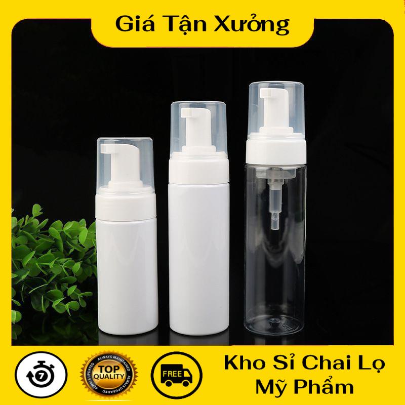 Chai Chiết Mĩ Phẩm ❤ TRÙM SỈ ❤ Chai xịt giọt tạo bọt 50ml,100ml,150ml đựng sữa rửa mặt , phụ kiện du lịch