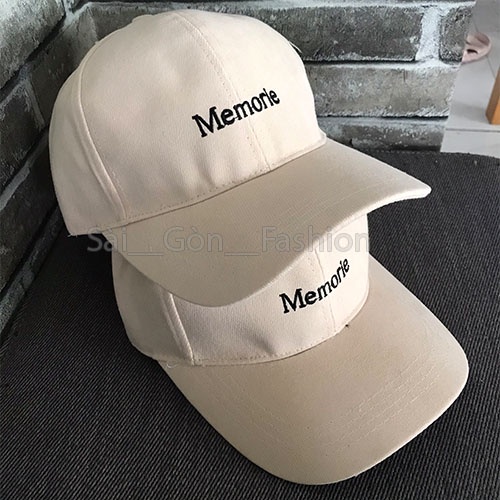 Mũ lưỡi trai thêu chữ Memori phong cách Hàn Quốc form Unisex Nam Nữ SG104