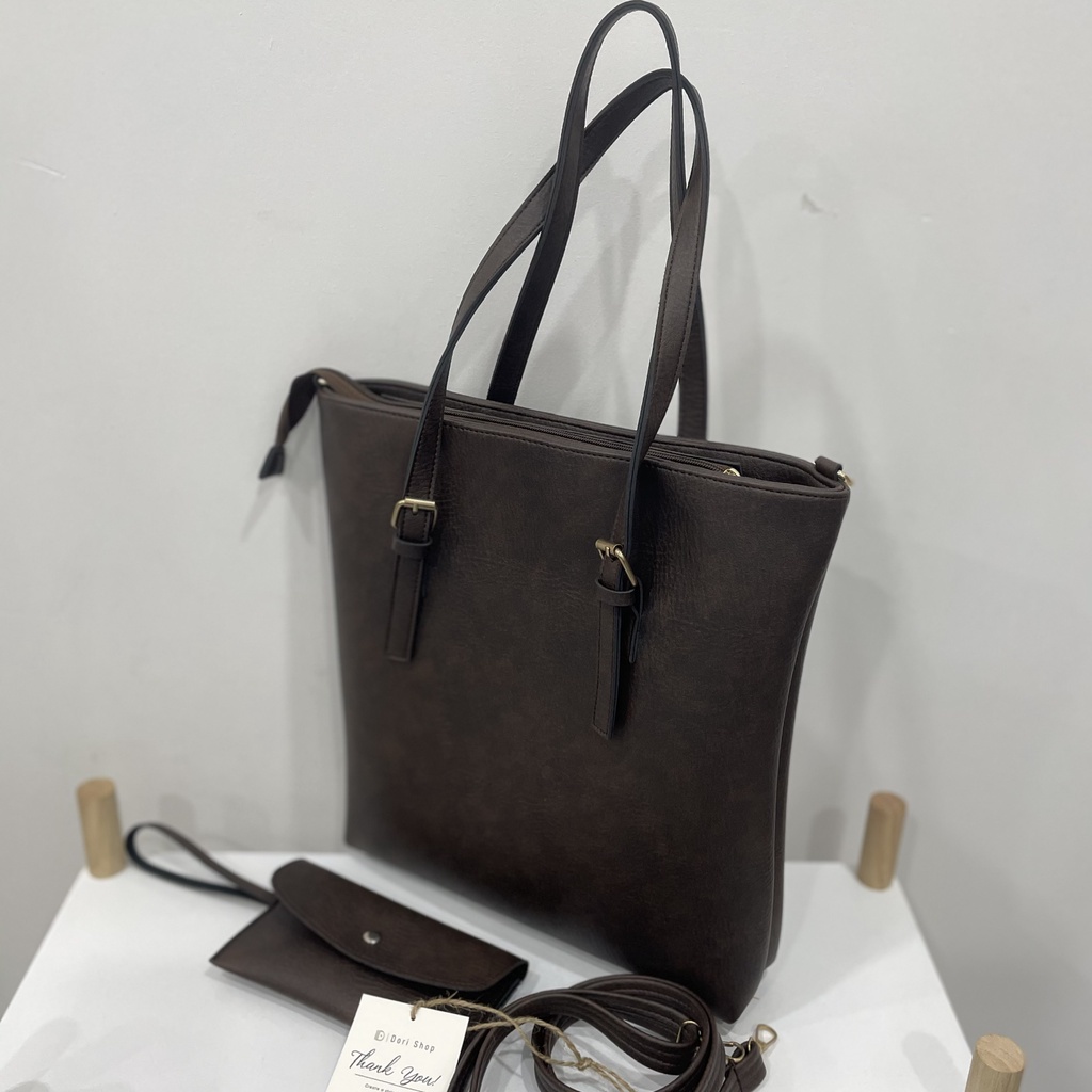 Túi xách công sở nữ da thời trang size to đựng laptop A4 cao cấp đẹp Dori Shop ,Túi Da Tote