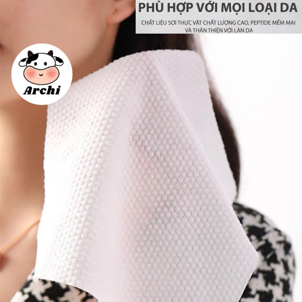 Khăn giấy nén Hàn Quốc thiết kế hình viên kẹo bo tròn đa năng tiện lợi