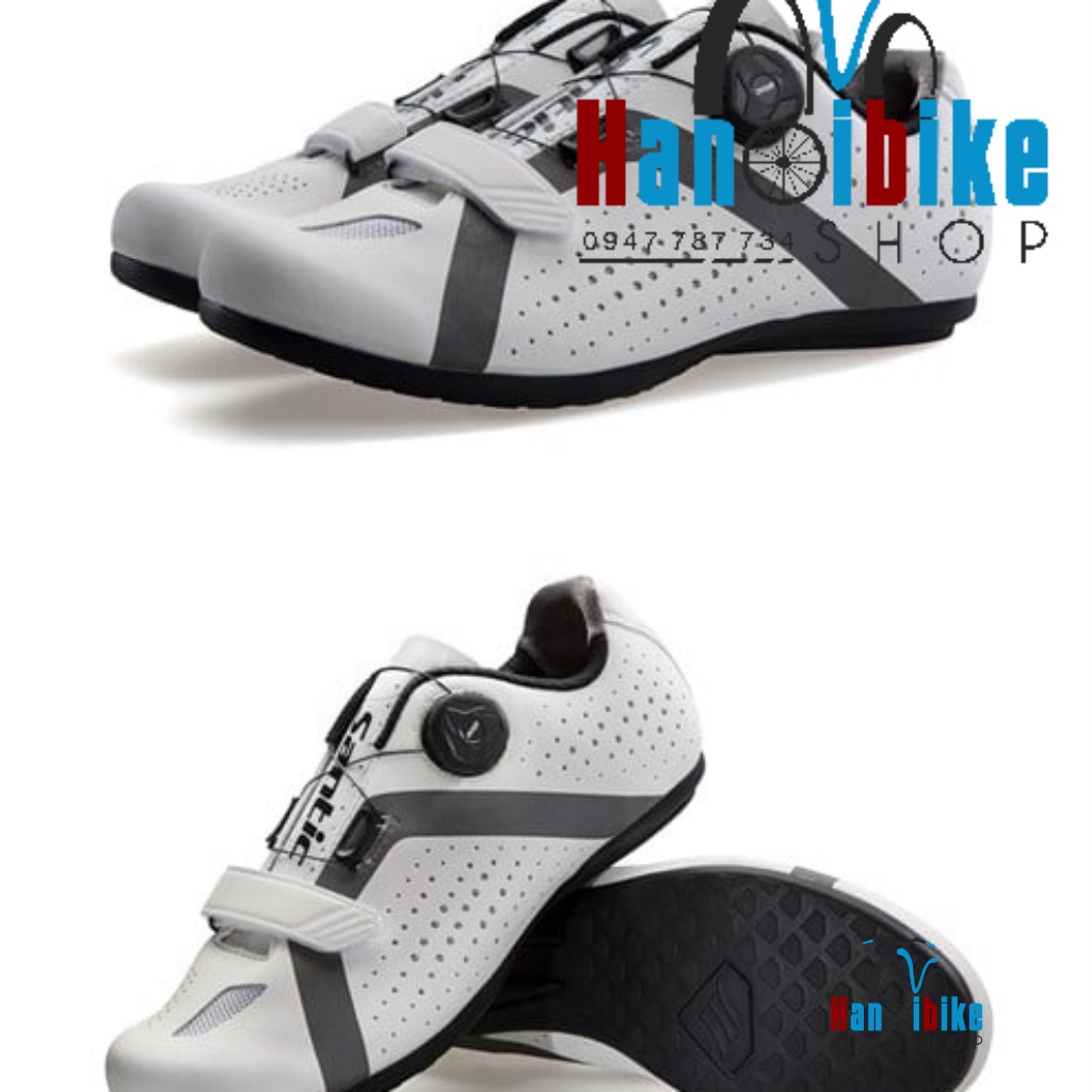 Giày đạp xe không cá khóa vặn