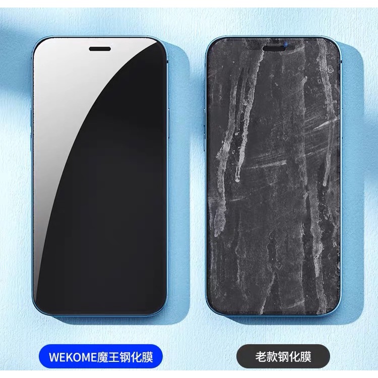 (Hàng loại 1) Kính cường lực có khung tự dán cho Iphone 12/12 Pro, 12 Pro Max, 13, 13 Pro Max chính hãng WK