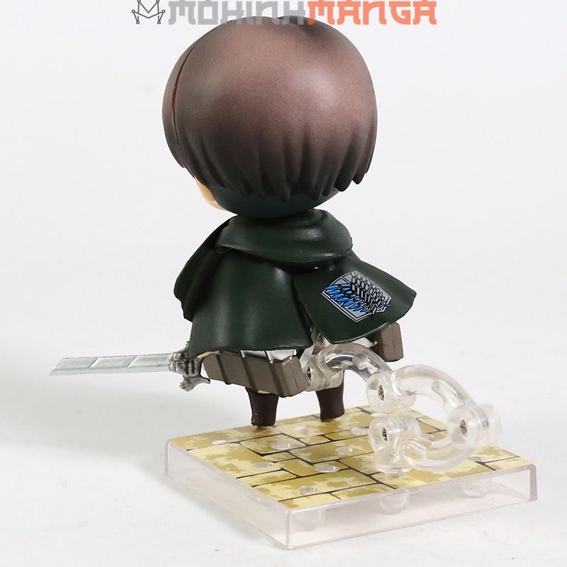 Mô hình Nendoroid 390 Levi Ackerman Attack on titan đại chiến đội trinh sát làm quà tặng trưng bày anime manga