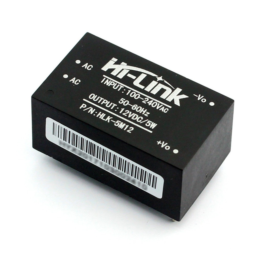 Bộ chuyển đổi nguồn AC-DC Hi-Link HLK-5M12 220V - 12V/5W [HTE Quy Nhơn CN2]