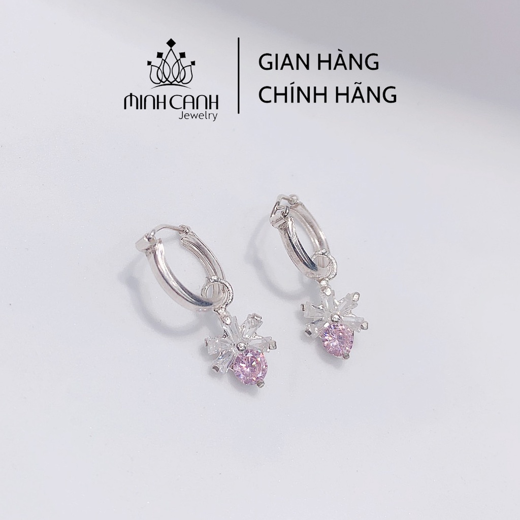 Bông Tai Bạc Nơ Nhỏ Cho Bé Minh Canh Jewelry