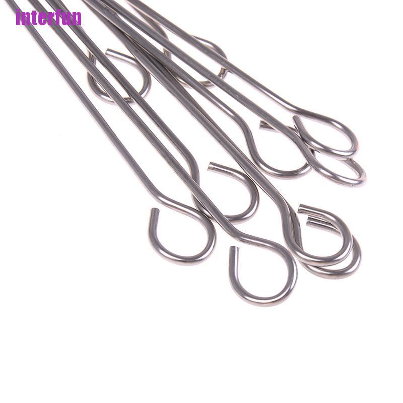 Bộ 10 Cây Xiên Nướng bbq Bằng Inox Chuyên Dụng