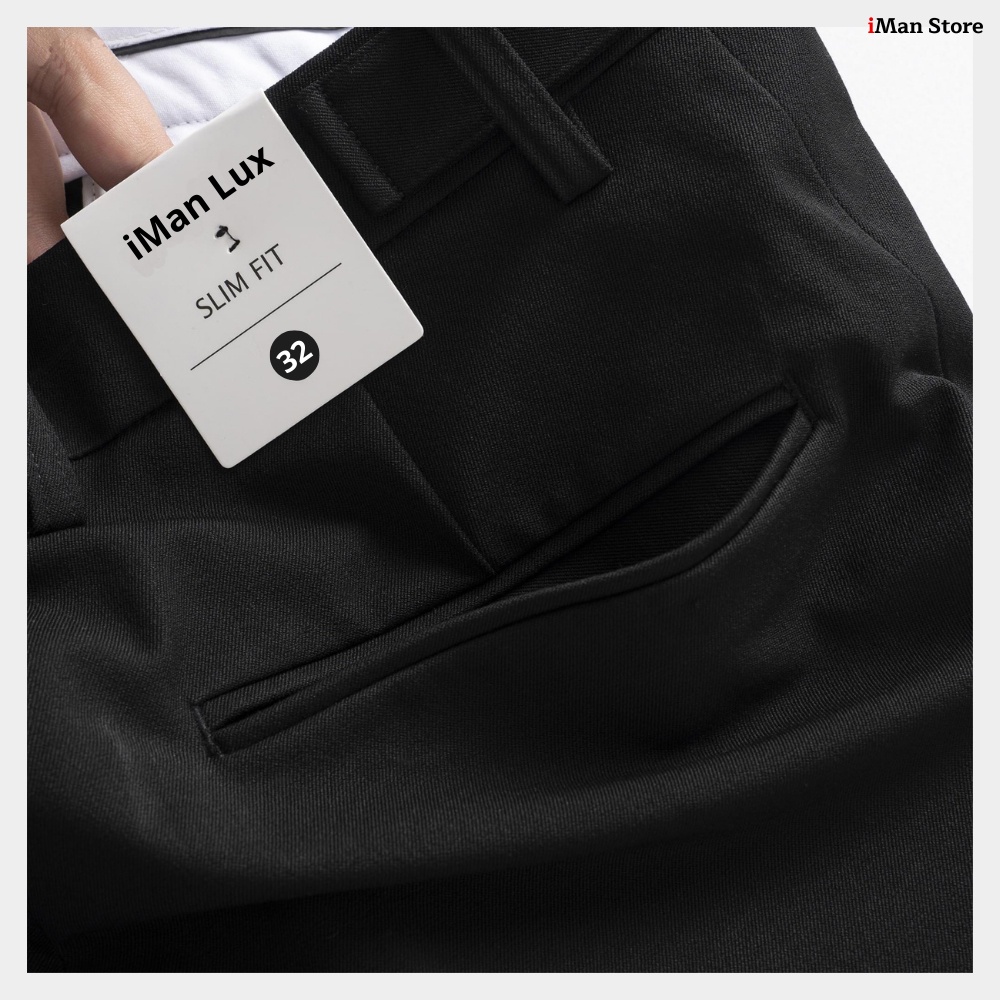Quần Tây Nam Hàn Quốc Cao Cấp, Quần Âu Nam Công Sở [Vải Chéo] Tôn Dáng, Bền Đẹp, Không Nhăn Xù iMan Store