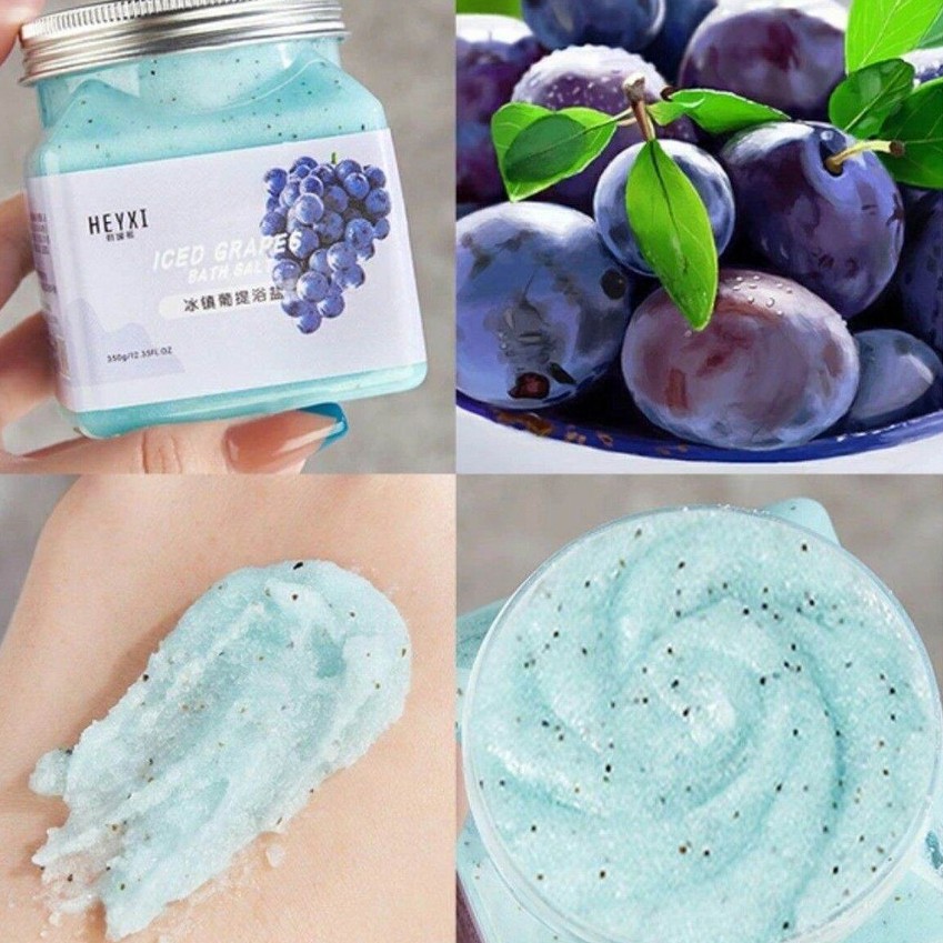 Muối tắm tẩy tế bào chết hương trái cây HEYXI Bath Salt Scrub 350g | BigBuy360 - bigbuy360.vn