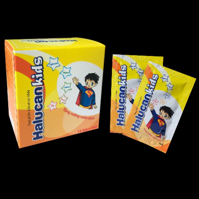 HALUCAN KIDS - Tăng cường miễn dịch cho bé - Gói 5ml
