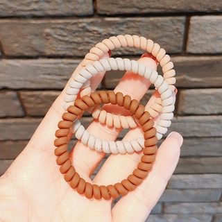 Dây Cột Tóc Màu Cà Phê Sữa Thời Trang Cho Nữ