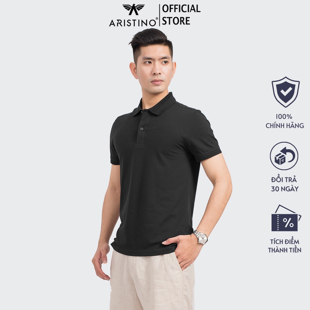 Áo polo nam ARISTINO thấm hút vượt trội, mềm mại - APS070S9