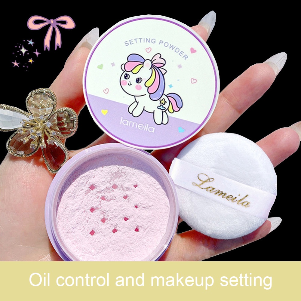 Phấn phủ trang điểm LAMEILA Chống Thấm Nước Trang Điểm Hiệu Ứng Lì / Ánh Nhũ Sáng Bóng