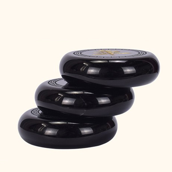 Cờ tướng đá Obsidian thiên nhiên size 60mm cao cấp kèm bàn cờ gỗ