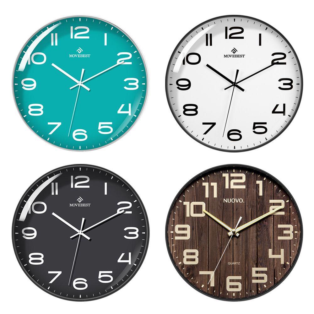 Đồng Hồ Treo Tường 3D 12inch Thiết Kế Tối Giản Trang Trí Nhà Cửa