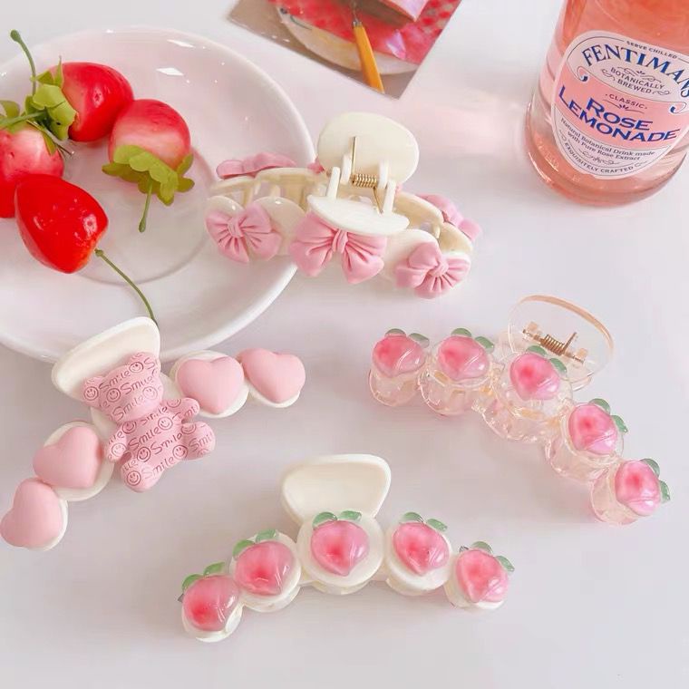 Kẹp Tóc Càng Cua Hình Nơ Bằng Kim Loại Cho Nữ kẹp tóc càng cua kẹp tóc hàn quốc đẹp Kẹp tóc càng cua cỡ lớn thiết kế phong cách