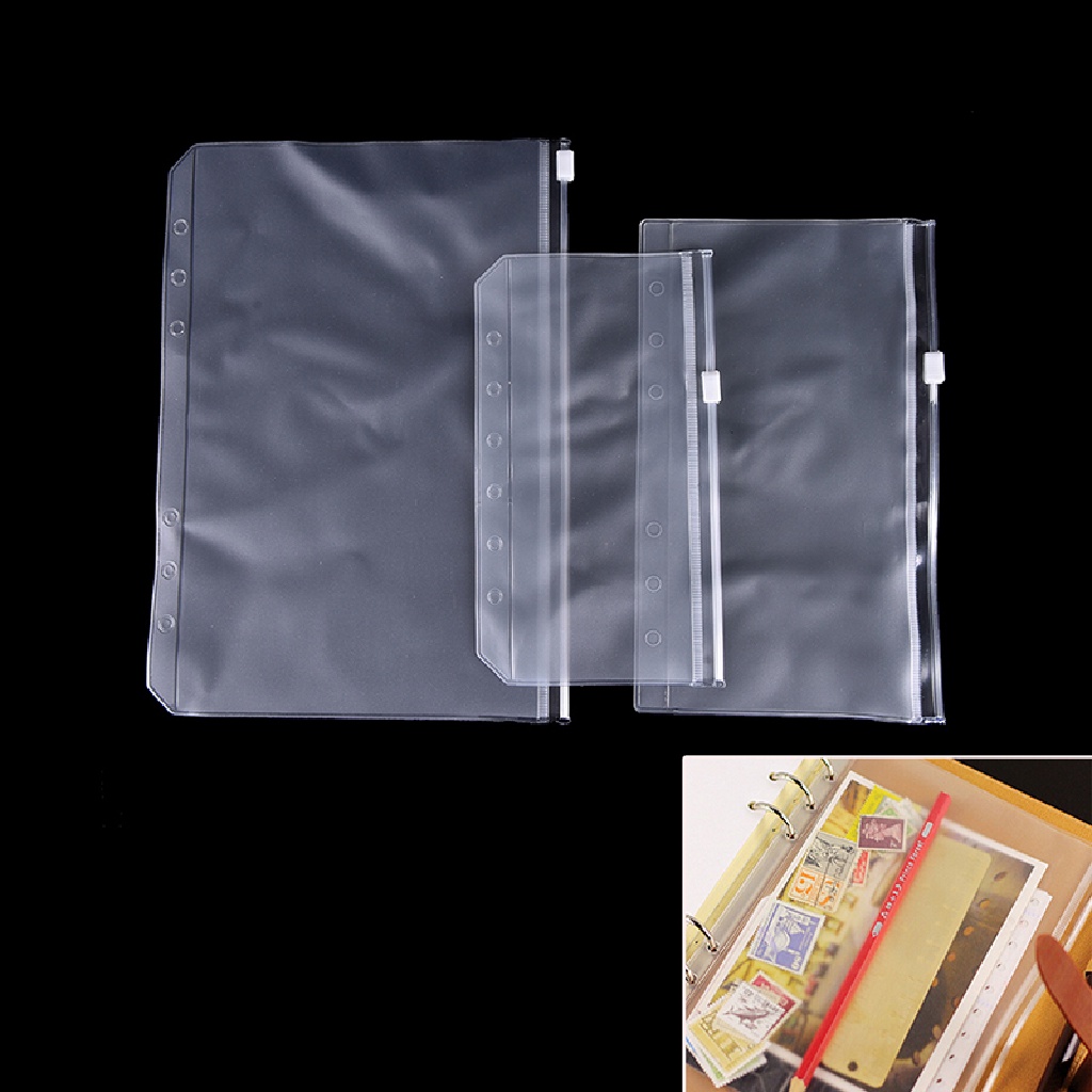 Túi zip Trong Suốt Đựng Tài Liệu A5 / A6