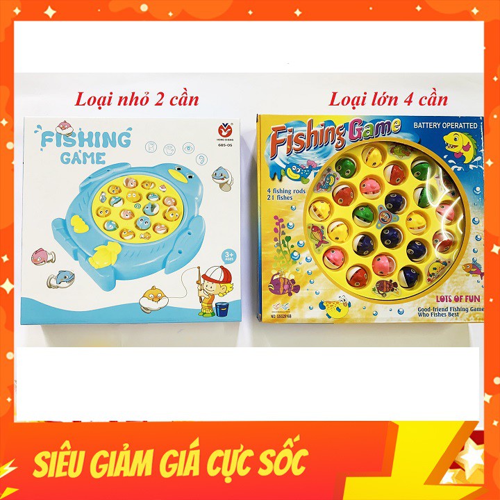 Đồ Chơi Câu Cá Cho Bé Cao Cấp - 2 Loại Lựa Chọn, Nhựa An Toàn, Màu Sắc Đa Dạng, Chạy Pin Quay Tròn Phát Nhạc Vui Nhộn