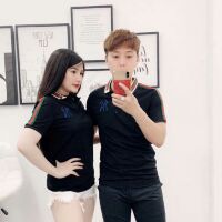ÁO THUN CẶP CỔ TRỤ THUN COTTON