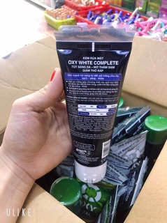 Sữa rửa mặt Tút da trắng khỏe Oxy White Complete 100g