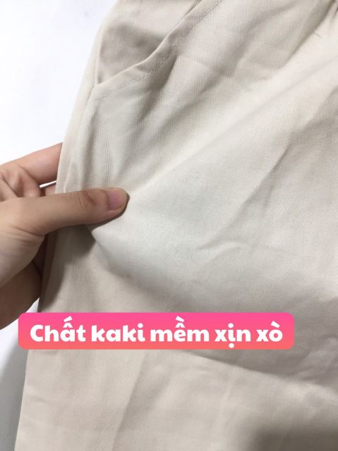 [Freeship99k]🎈Quần kaki dáng baggy suông sắn ống đủ 3 màu siêu đẹp ,nam nữ mặc đẹp | WebRaoVat - webraovat.net.vn