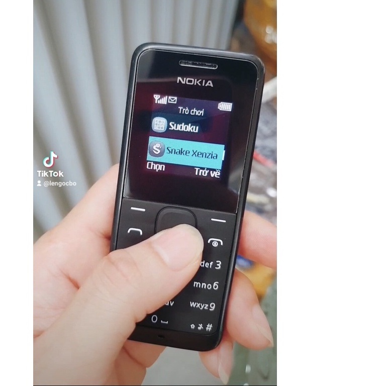 Điện Thoại Nghe Gọi Nokia 105 Zin Chính Hãng BH 12 Tháng Kèm Pin Sạc