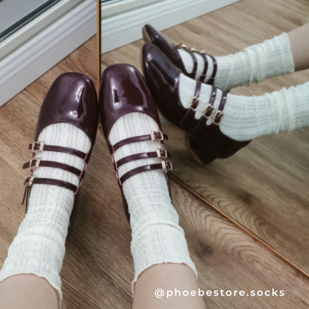 Tất cao cổ nữ, tất lưới cao cổ mùa hè thoáng mát