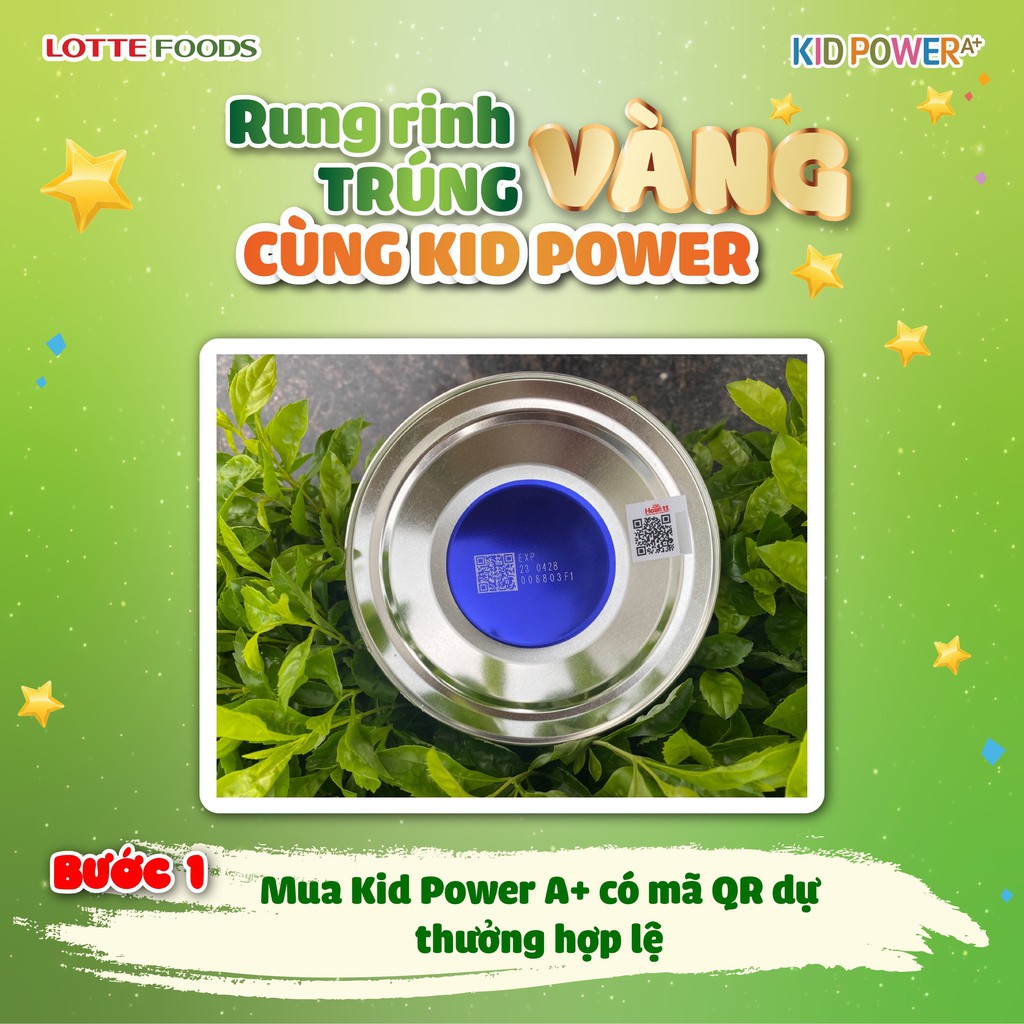 Sữa Lotte Kid thay thế Kid Power A+ Nội Địa Hàn 760g [Date 2024]