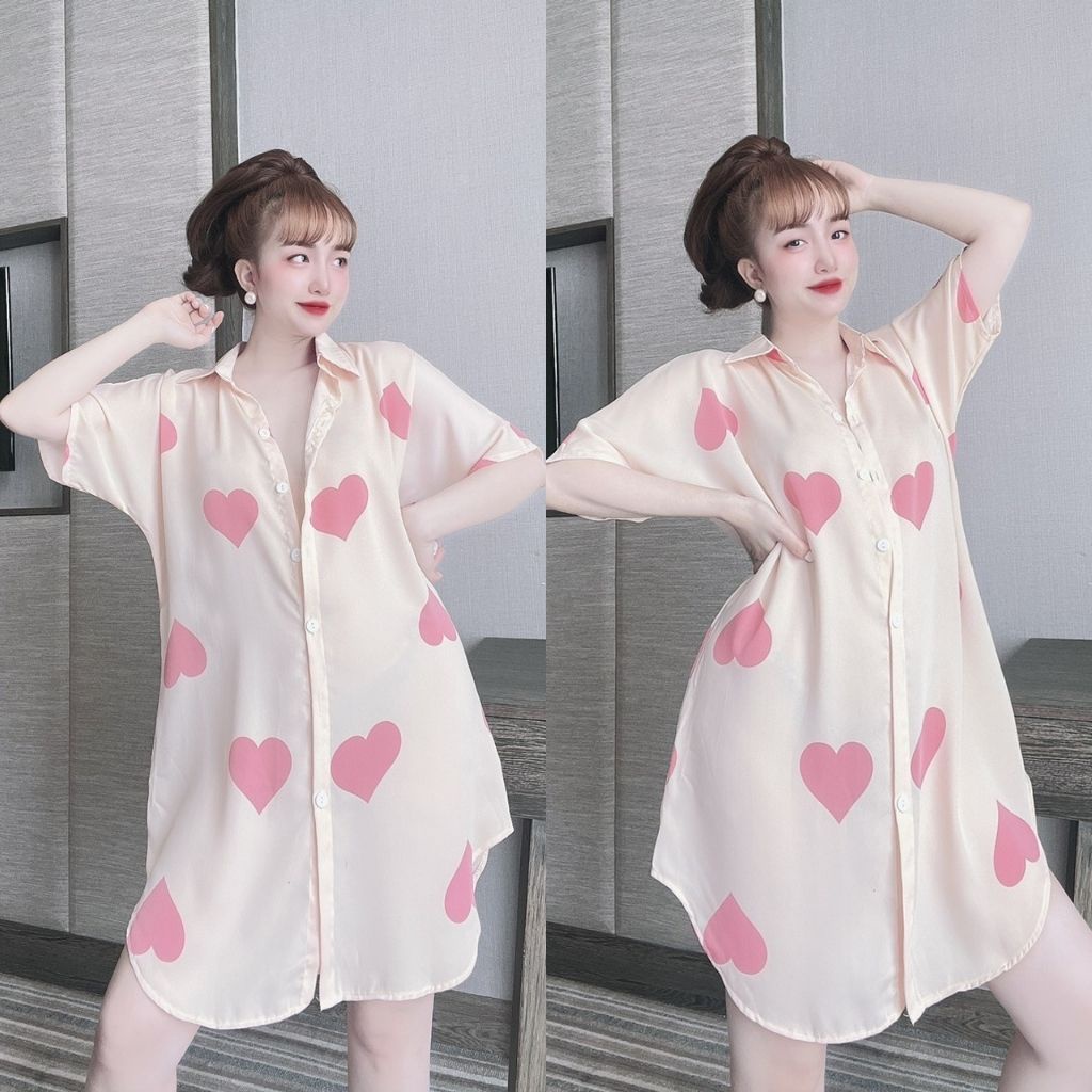 Váy ngủ sexy BIGSIZE, Đầm ngủ sexy lụa Mango Chất Siêu Mát Dáng Siêu Xinh &lt; 68Kg