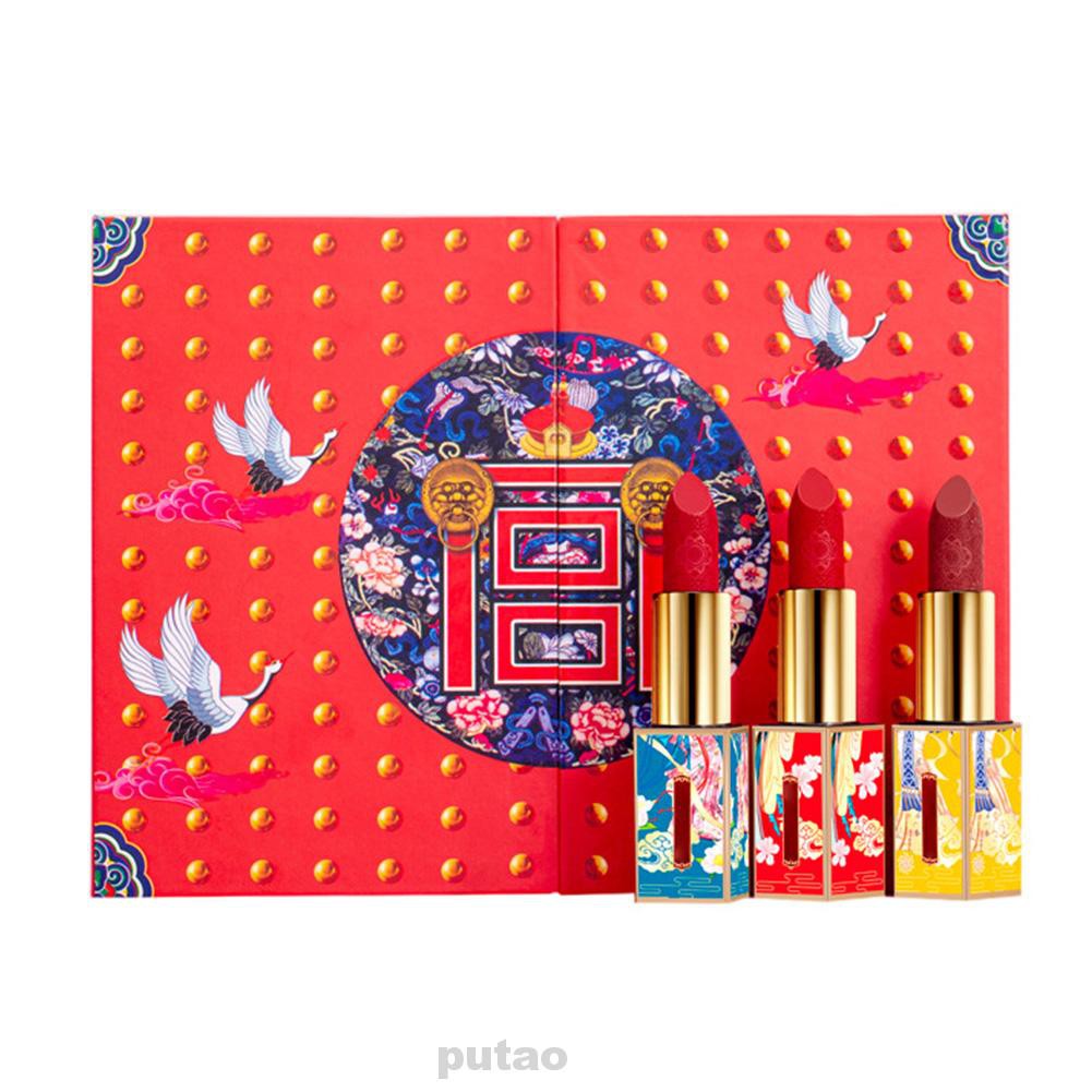 (hàng Mới Về) Set 7 Thỏi Son Lì Trang Điểm Phong Cách Trung Hoa | BigBuy360 - bigbuy360.vn