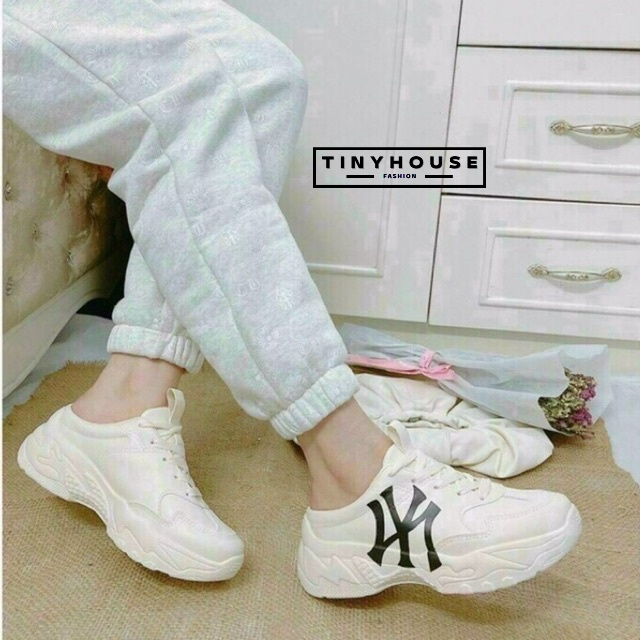 Giày sục bata ny/bos thể thao nữ đế độn 5cm Quảng châu cao cấp, Giày thể thao nữ đạp gót thời trang