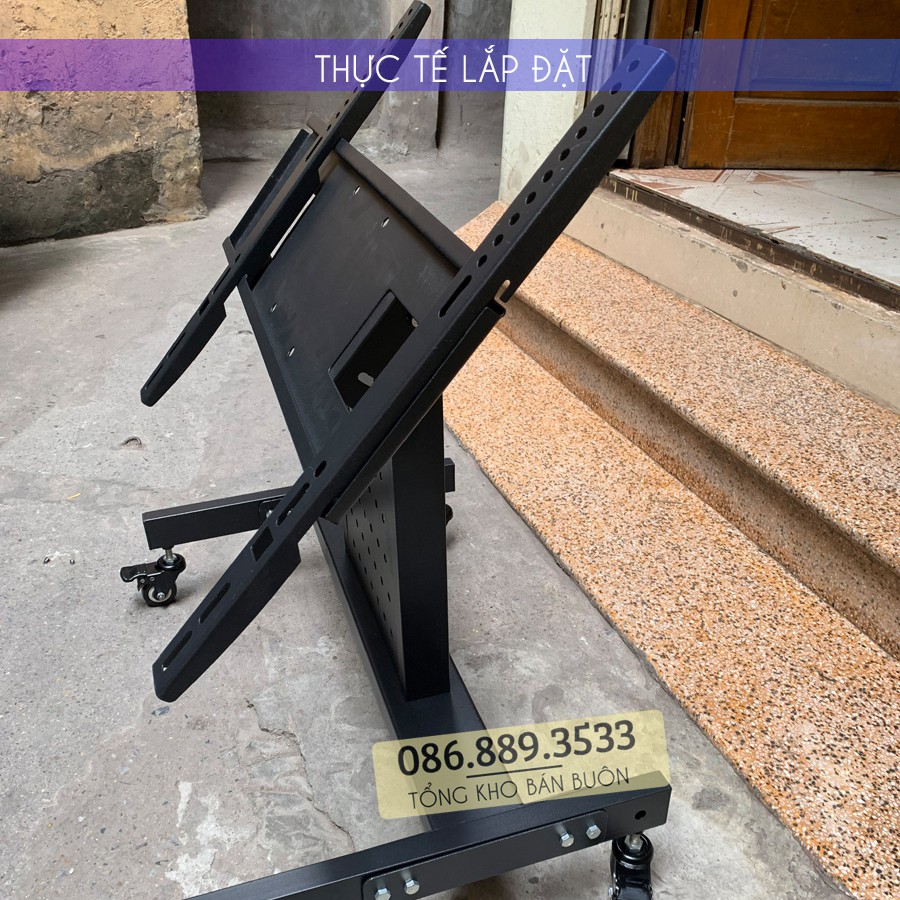 Kệ Giá Treo Tivi Di Động HB75 32 - 65 Inch - Giá Treo Tivi Hội Nghị Có Bánh Xe Di Dộng -