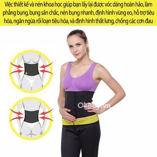 ( ĐAI QUẦN ) Nịt đai quấn giảm mỡ bụng Hot Shapers Hot Belt As Seen On TV