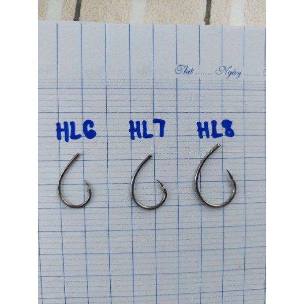 LƯỠI CÂU CẮM ẾCH CÁ LÓC HL INOX 6.7.8