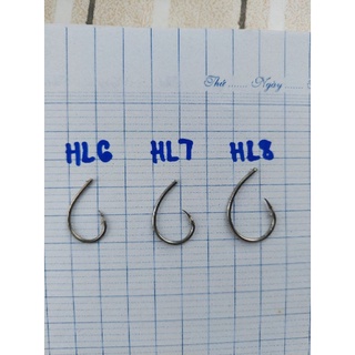 Lưỡi câu cắm ếch cá lóc hl inox 6.7.8