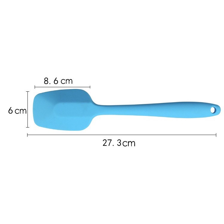 Spatula phới trộn bột dạng thìa silicon size 21cm và 28cm( Sỉ Ib)