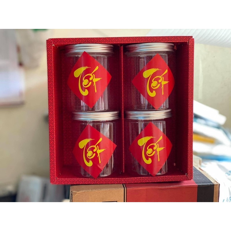 Hộp / Hũ nhựa PET nắp nhôm đủ size 500/750/1000/1500ml