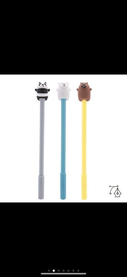 Bút nước thần tượng KPop BTS/ quả bơ/brown cony nhiều hình ngộ nghĩnh dễ thương