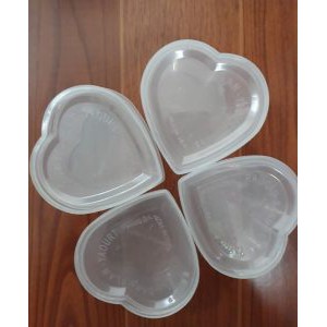 50 khuôn flan vĩnh trường tim⚡ HÀNG LOẠI 1 ⚡ khuôn nhựa hình tim chuyên dụng làm bánh flan siêu ngon