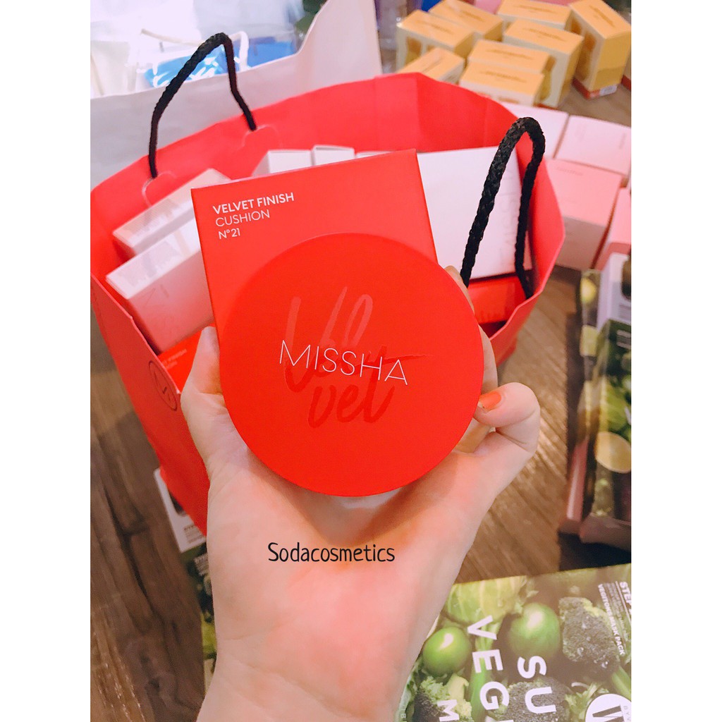 PHẤN NƯỚC MISSHA CUSHION VELVET FINISH