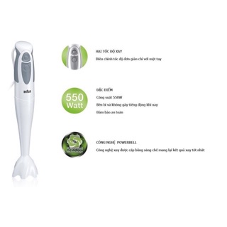 MÁY XAY BRAUN MQ300 CURRY CẦM TAY