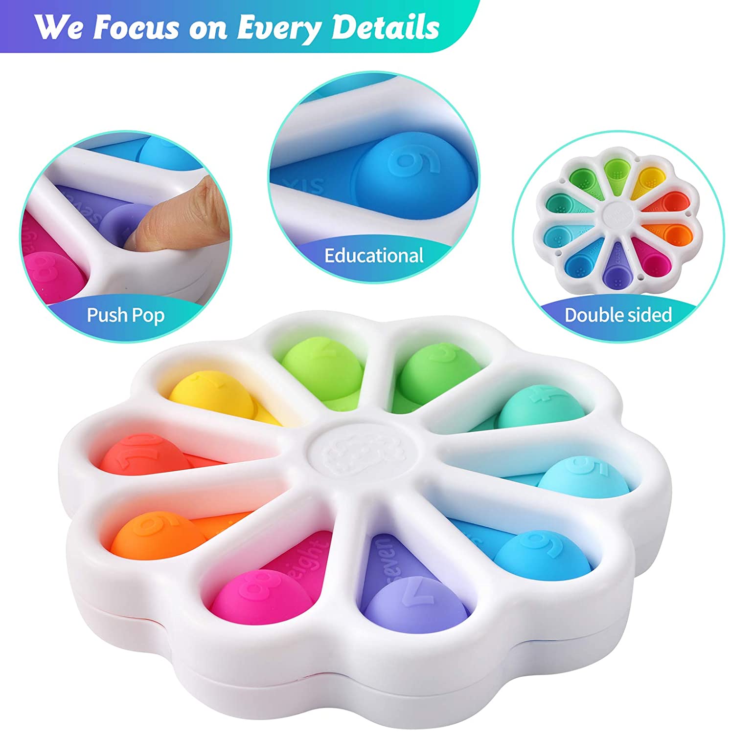 [Mã LIFETOYS1 giảm 30K đơn 99K] Đồ Chơi Nhấn Bóng Silicon Cầm Tay Đơn Giản Giúp Giải Tỏa Căng Thẳng Hiệu Quả Cho Trẻ