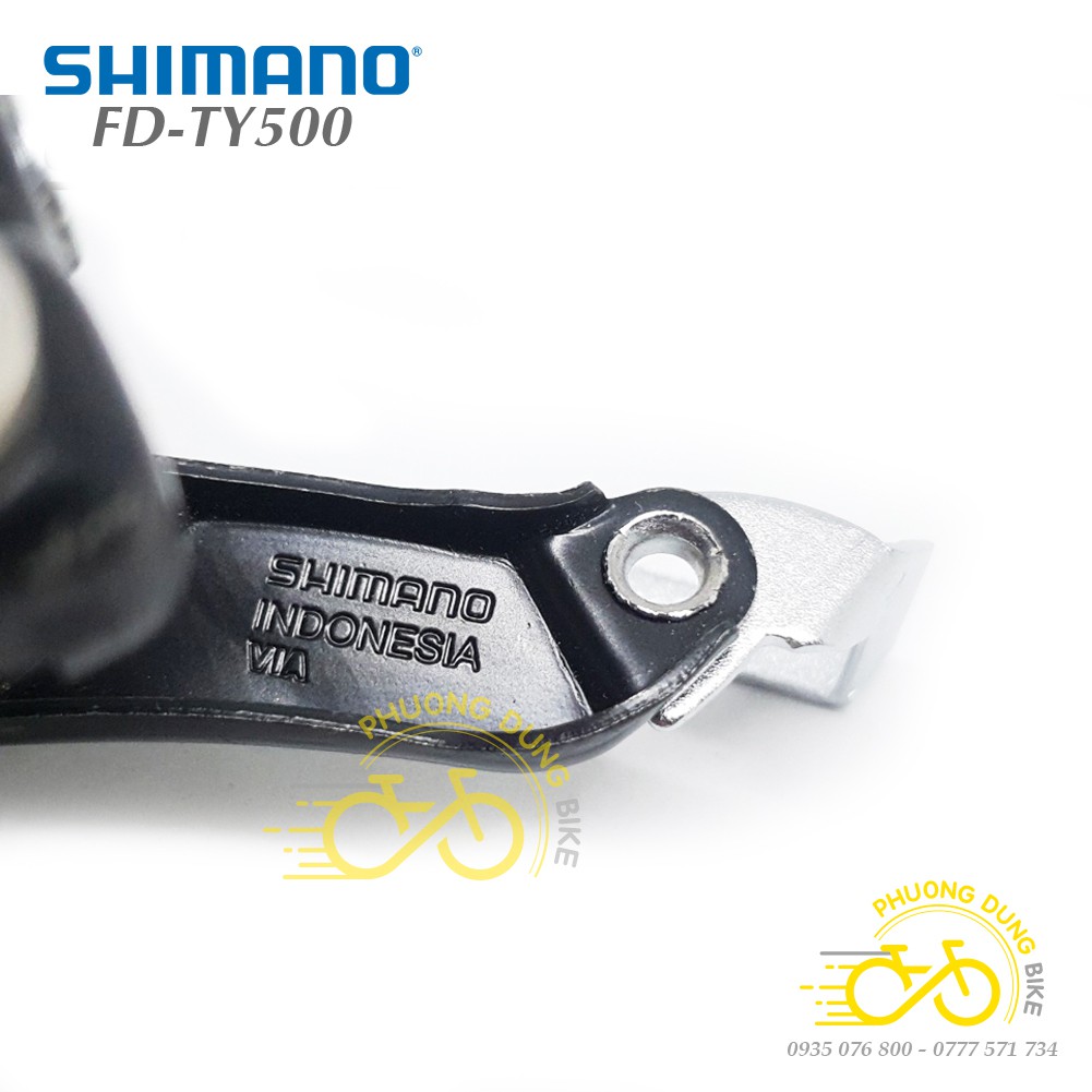 Sang đĩa xe đạp SHIMANO TOURNEY FD-TY500 - Hàng chính Hãng