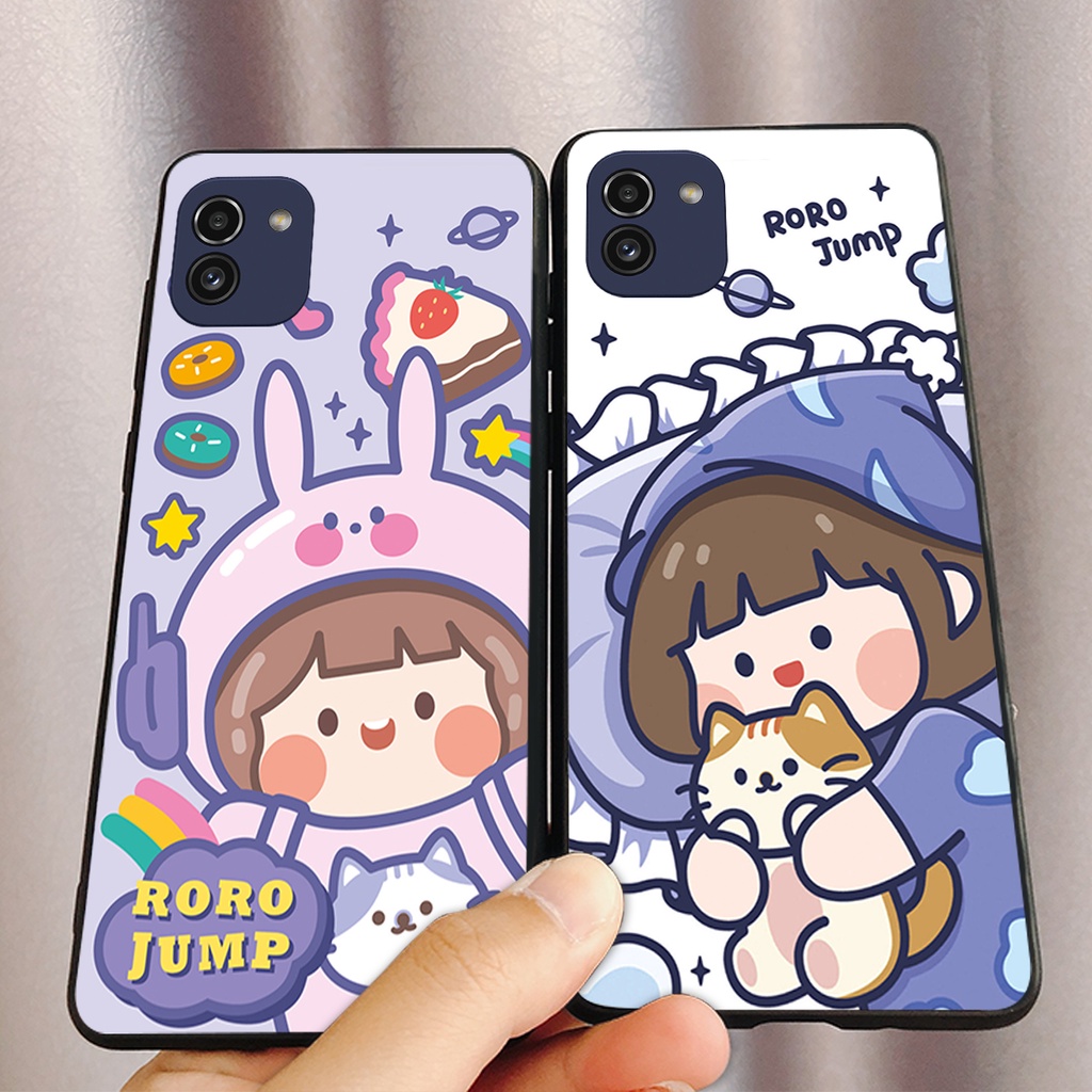 Ốp lưng Samsung A03 in mẫu cô gái zozojump cực cute giá rẻ